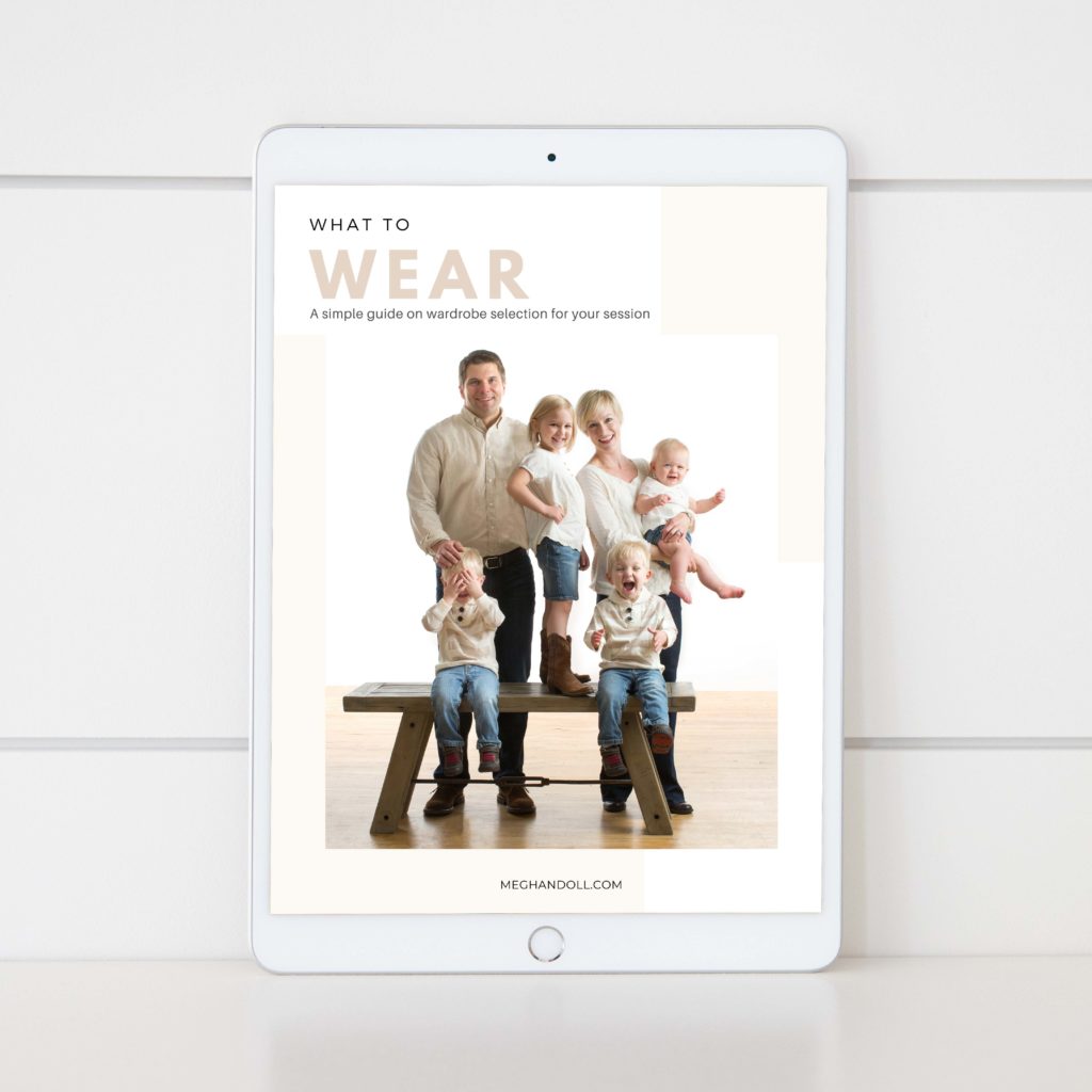 What to wear wardrobe guide for family photographers